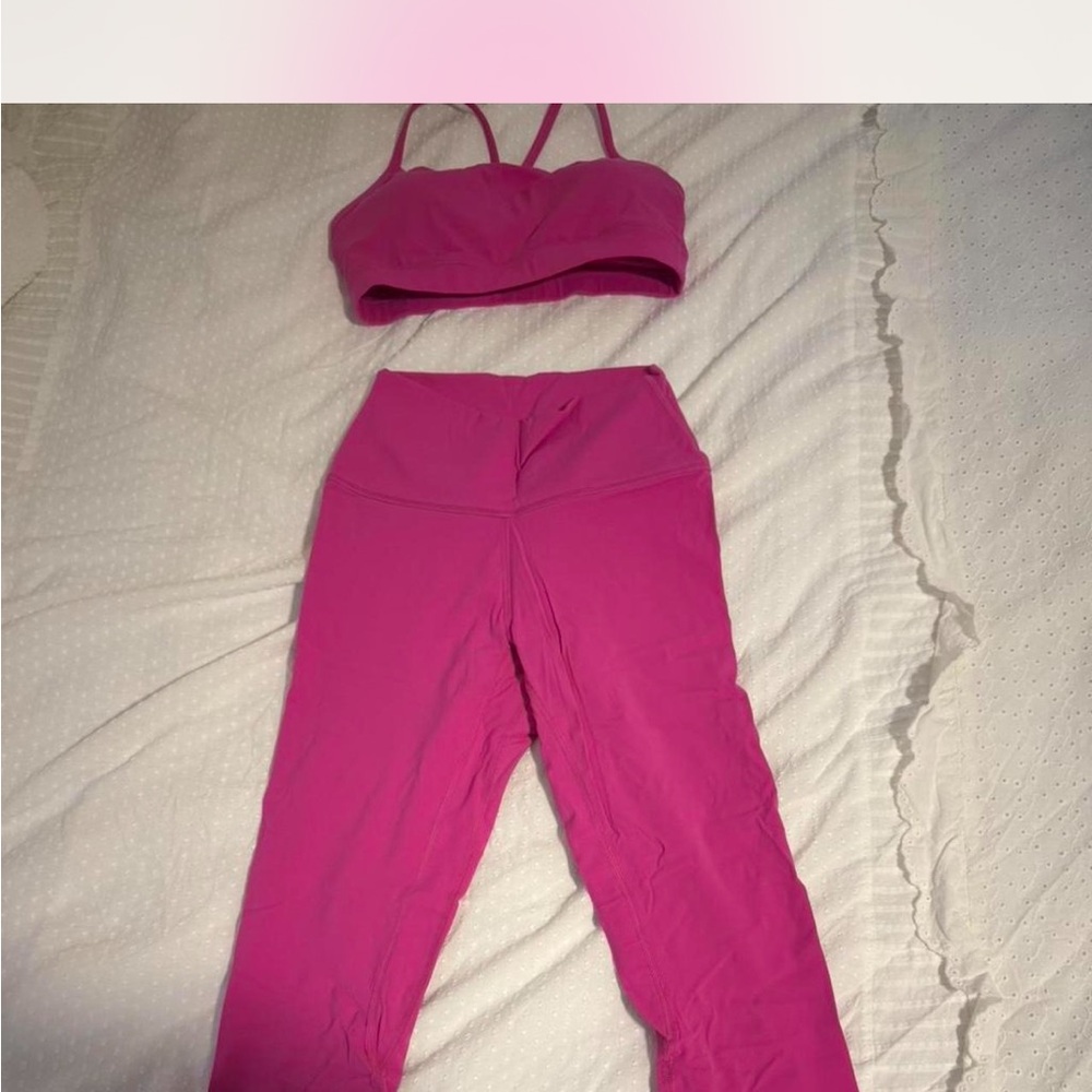 Crazy Yoga Women's Pink Two-Piece Set